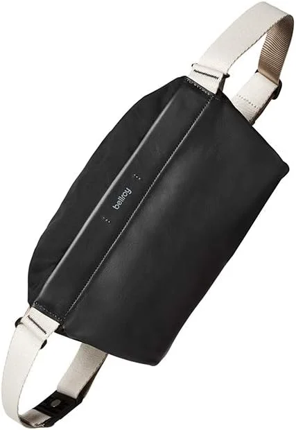 کیف کمری چرمی بلروی مدل Sling Mini Premium (4 لیتر، کیف کراس بادی چرمی، مناسب برای عینک آفتابی، تلفن، کیف پول و وسایل کوچک روزمره) - BlackSand