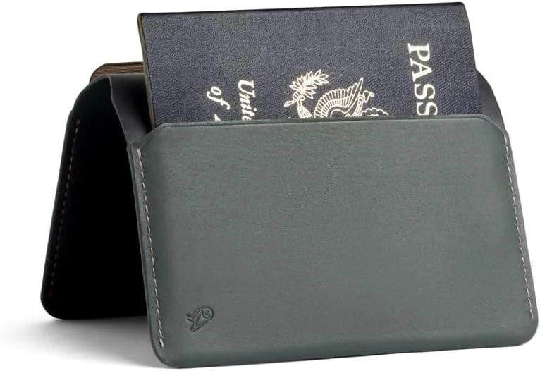 جلد پاسپورت Bellroy (کیف/کیف مسافرتی باریک با اسلات کارت و فضای نگهداری پول نقد به همراه مدارک مسافرتی) - Everglade