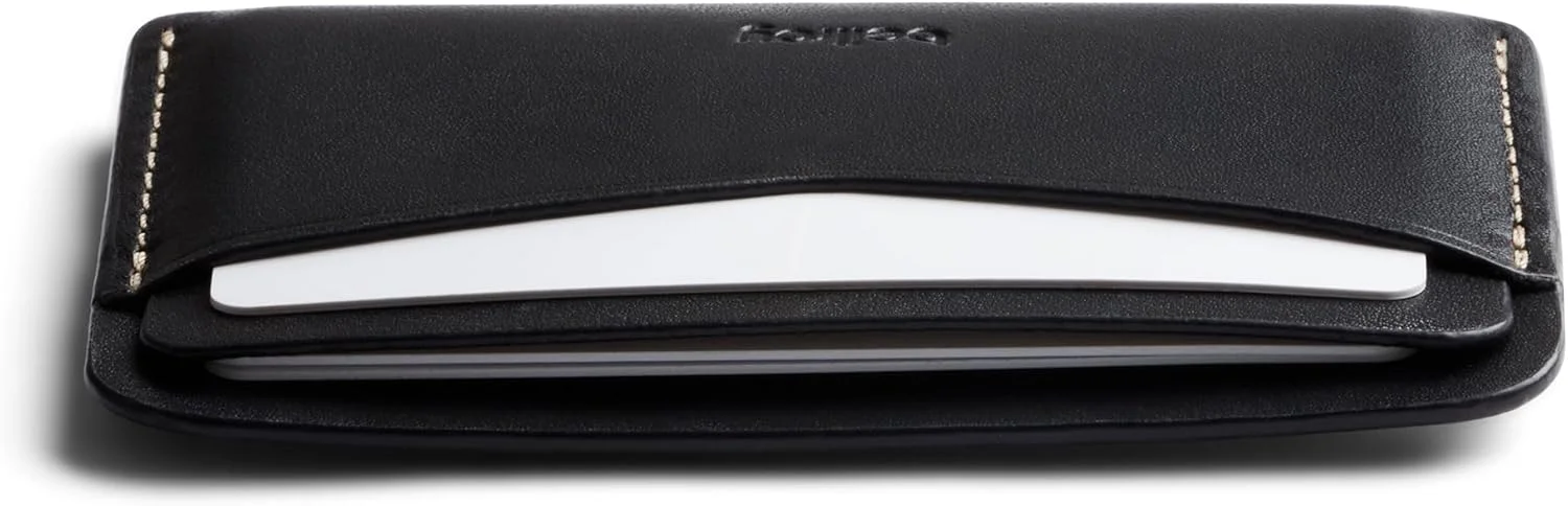 جاکارتی چرمی مینیمال Bellroy (دارای فضای کافی برای 4 کارت) - مشکی