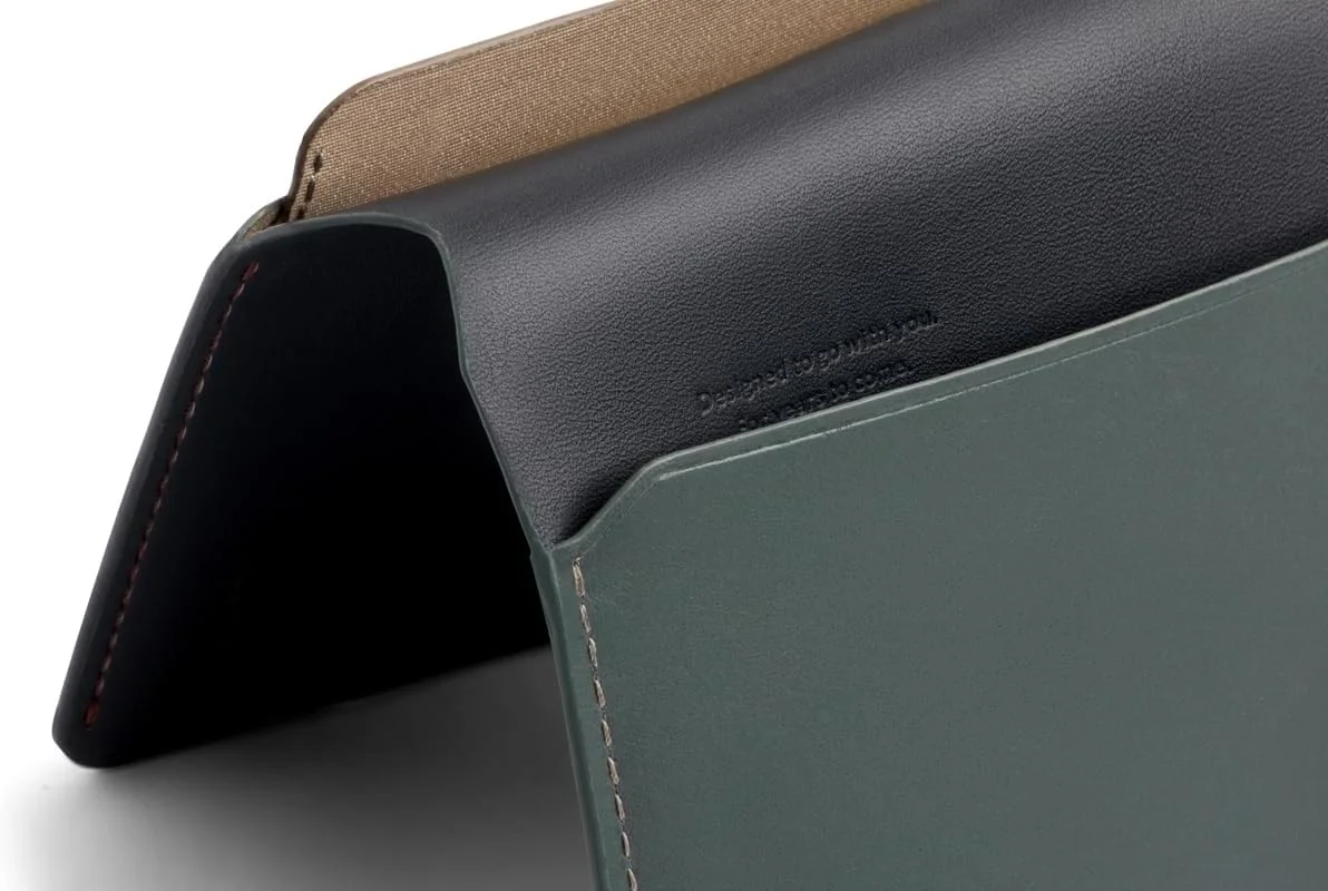 جلد پاسپورت Bellroy (کیف/کیف مسافرتی باریک با اسلات کارت و فضای نگهداری پول نقد به همراه مدارک مسافرتی) - Everglade