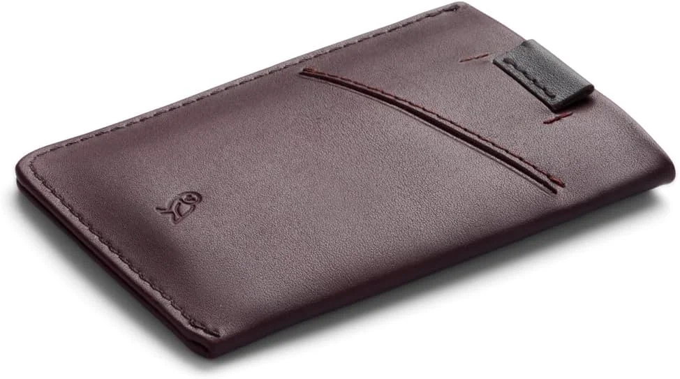 جاکارتی Bellroy (جاکارتی چرمی ممتاز یا کیف پول مینیمالیستی، گنجایش 2 تا 8 کارت یا کارت ویزیت، محل نگهداری اسکناس تاشده)