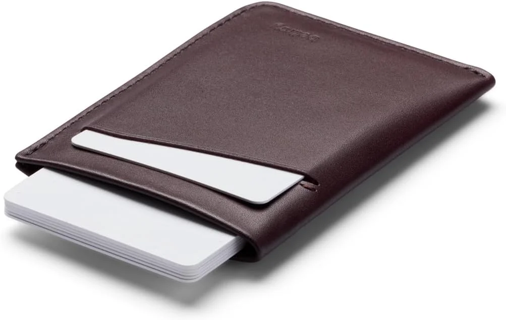 جاکارتی Bellroy (جاکارتی چرمی ممتاز یا کیف پول مینیمالیستی، گنجایش 2 تا 8 کارت یا کارت ویزیت، محل نگهداری اسکناس تاشده)