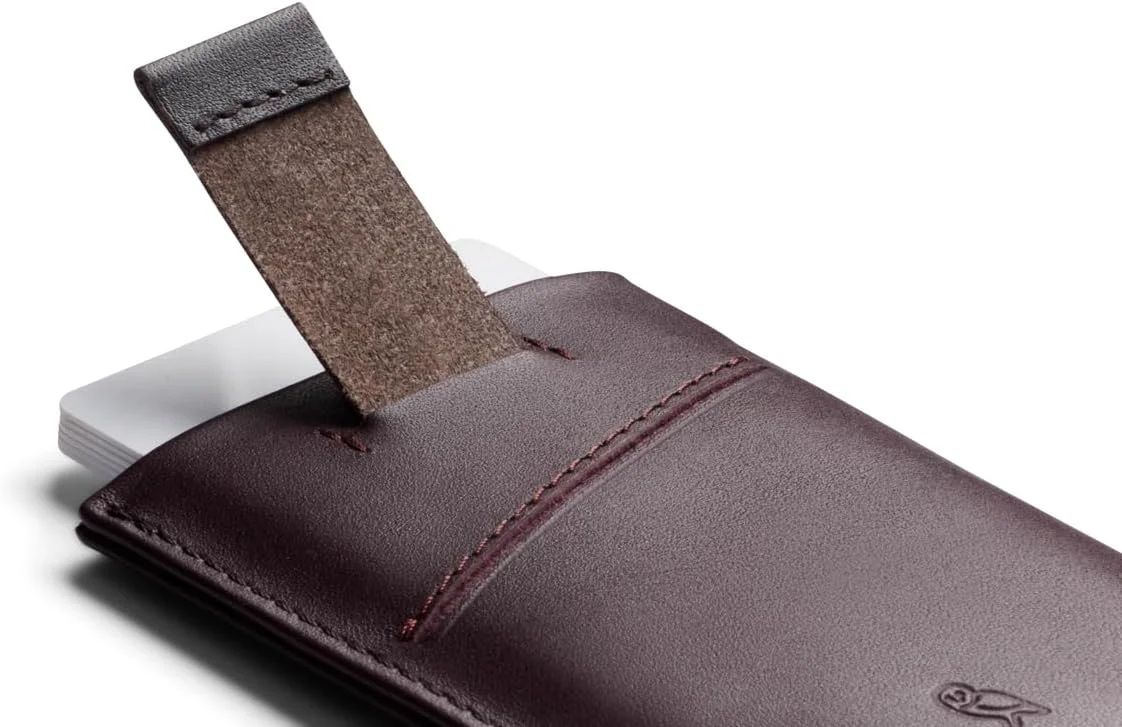 جاکارتی Bellroy (جاکارتی چرمی ممتاز یا کیف پول مینیمالیستی، گنجایش 2 تا 8 کارت یا کارت ویزیت، محل نگهداری اسکناس تاشده)