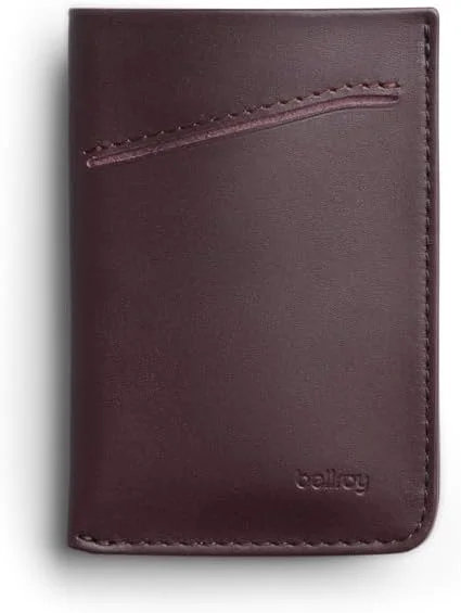 جاکارتی Bellroy (جاکارتی چرمی ممتاز یا کیف پول مینیمالیستی، گنجایش 2 تا 8 کارت یا کارت ویزیت، محل نگهداری اسکناس تاشده)