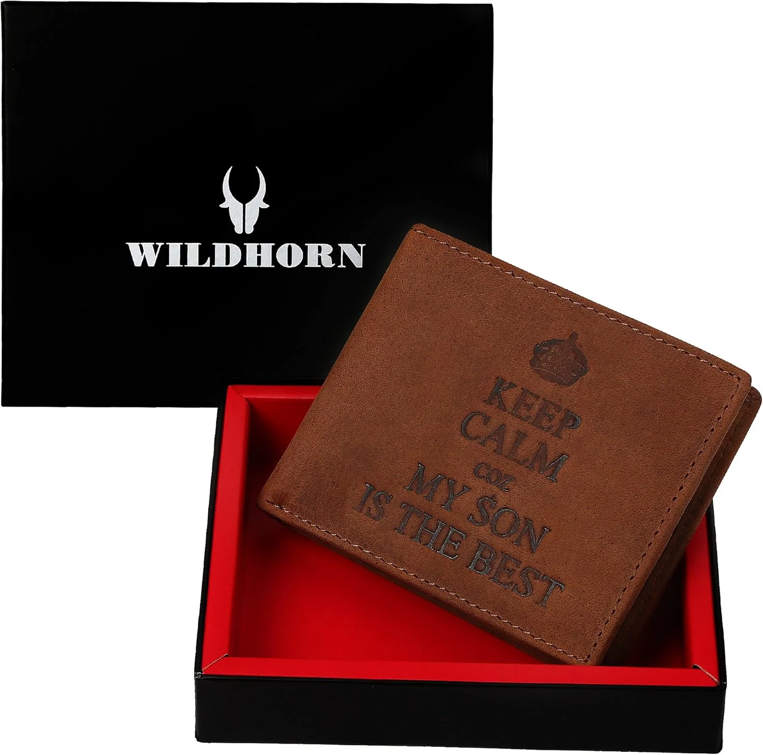 کیف پول چرمی مردانه قهوه ای WildHorn کیف پول چرمی مردانه قهوه ای WildHorn