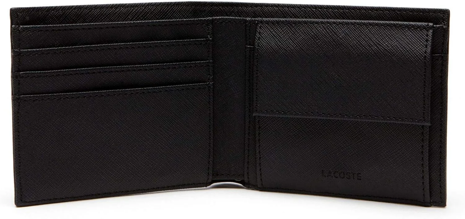 کیف پول مردانه لاکوست مدل S Billfold Coin چرم کوچک