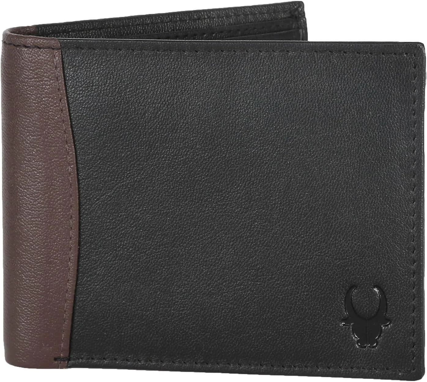 کیف پول مردانه چرم مشکی WildHorn India (مدل RAKHIGIFT213)
