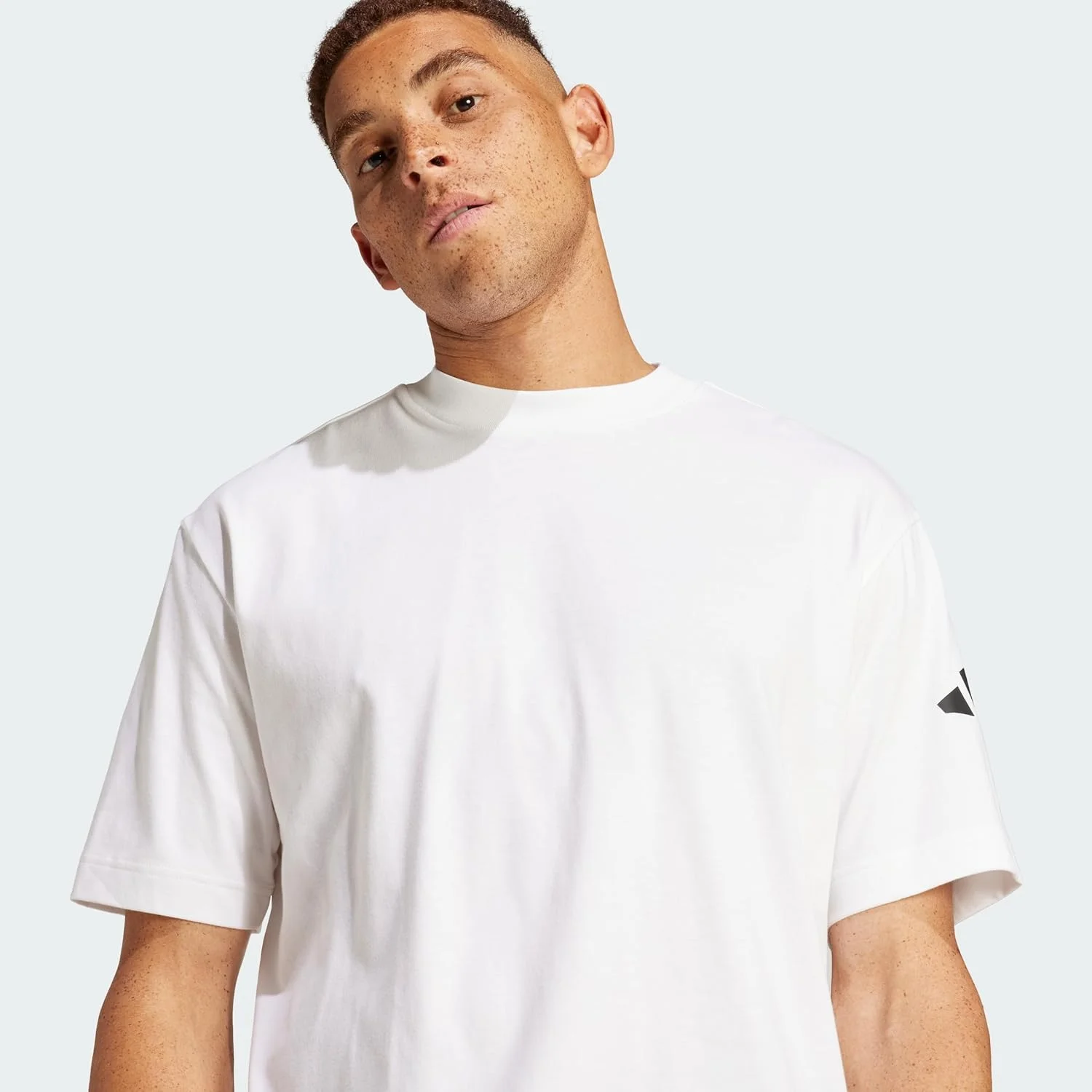 تی شرت مردانه آدیداس مدل Essentials Lose Fit Three Bar Tee