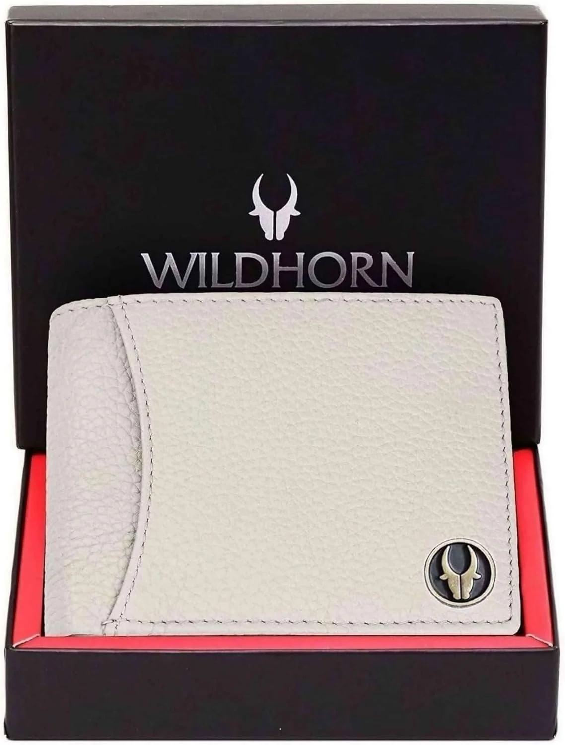 کیف پول چرم مردانه WildHorn محافظت شده با RFID، بژ