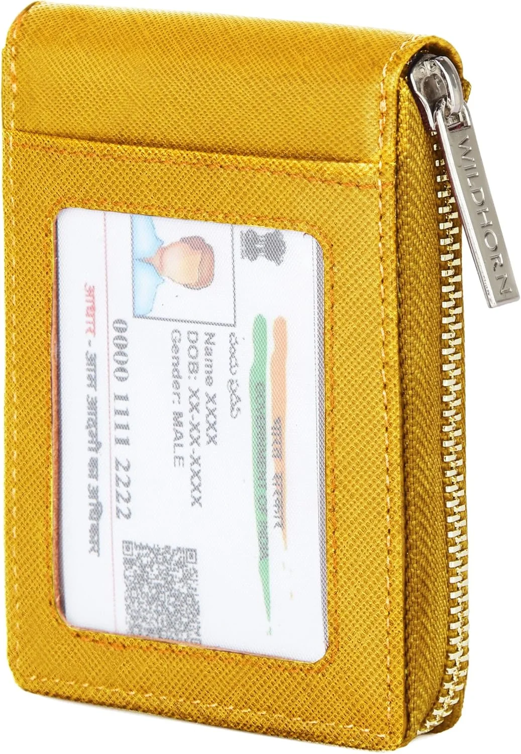 کیف پول چرمی محافظت شده RFID مردانه WildHorn، زرد کیف پول چرمی محافظت شده RFID مردانه WildHorn، زرد