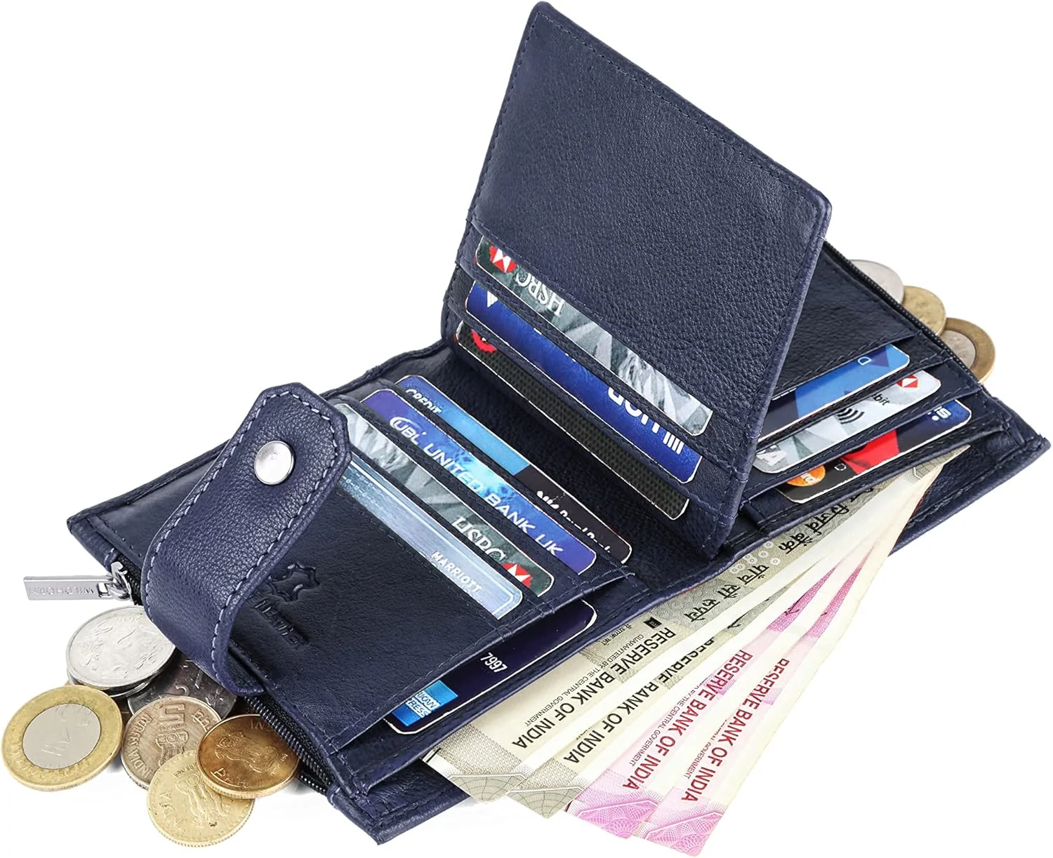 کیف پول چرمی مردانه WildHorn با محافظ RFID