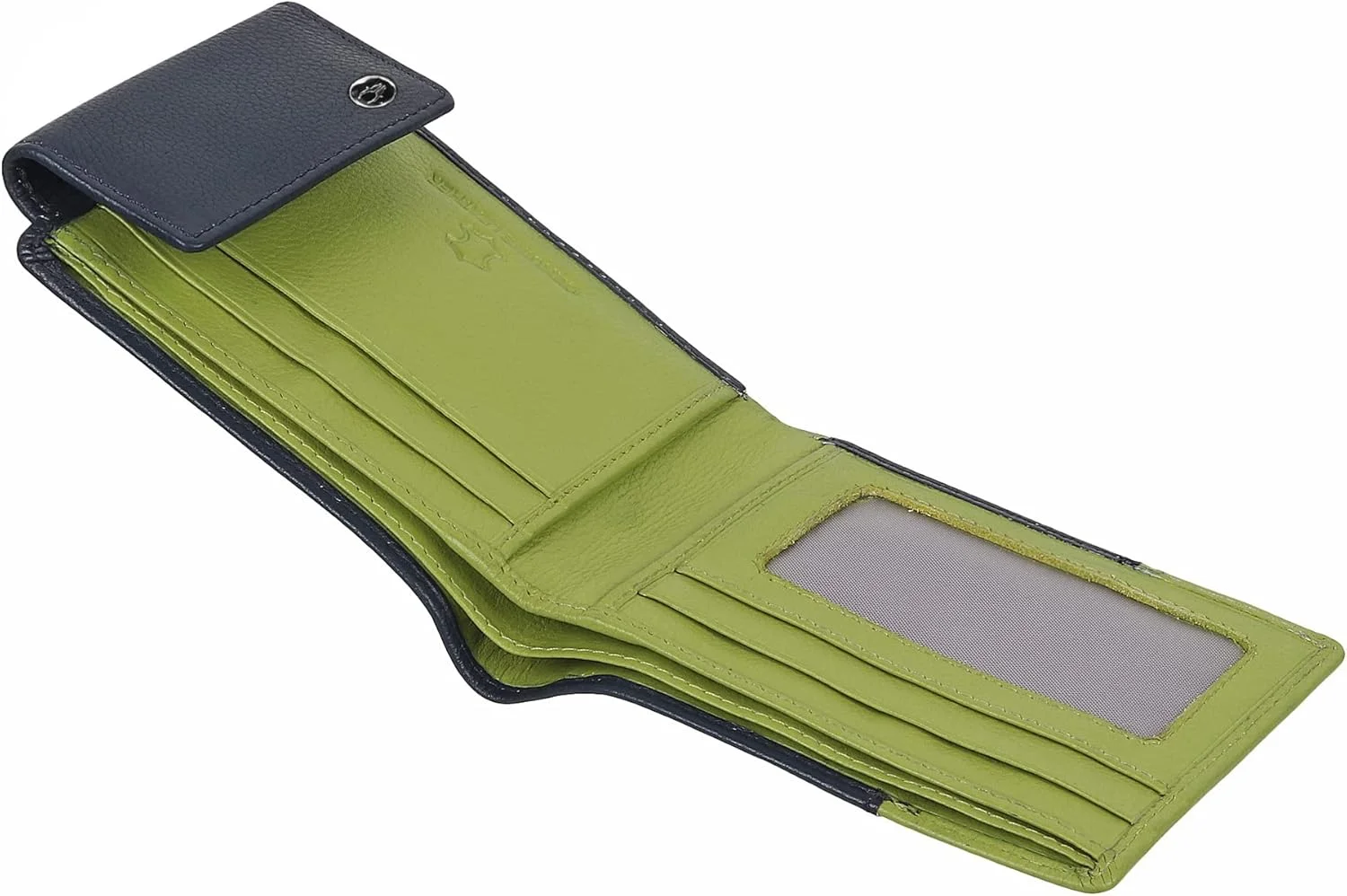 کیف پول چرمی مردانه WildHorn، چرم دانه دار، دوخت فوق العاده قوی، دست ساز، مسدود کننده RFID، سایز One Size