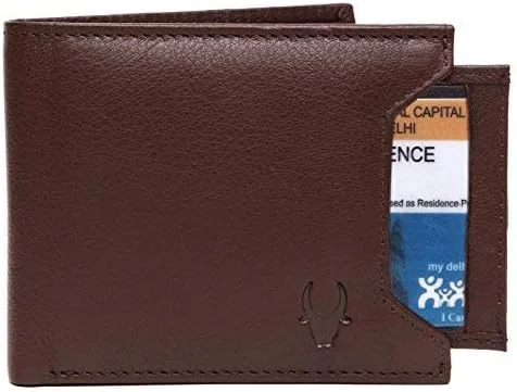 ست هدیه کیف پول چرمی اصل محافظت شده RFID و خودکار مردانه Wildhorn