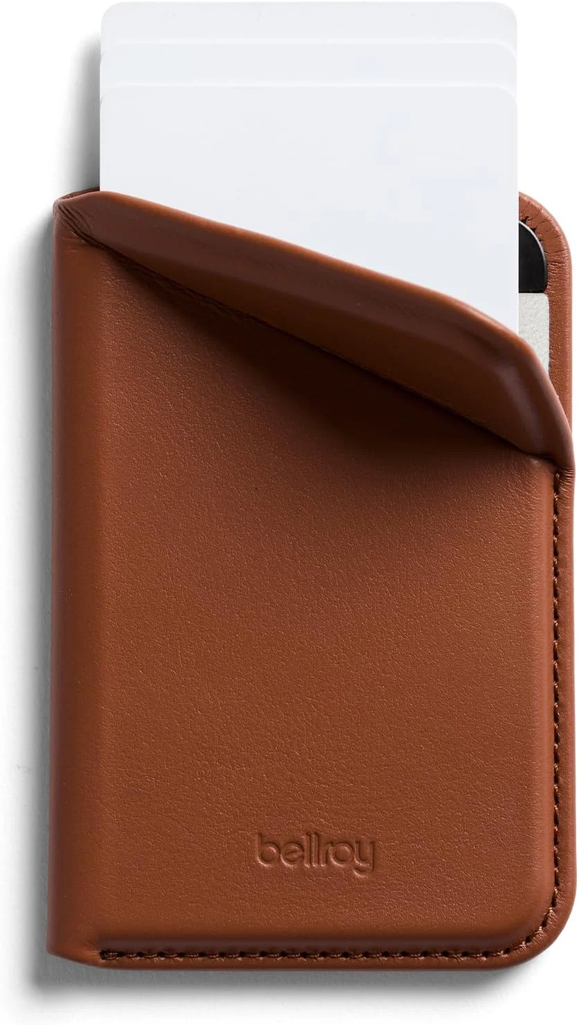 کیف پول مغناطیسی Bellroy – (جاکارتی چرمی مغناطیسی) - رنگ Rust