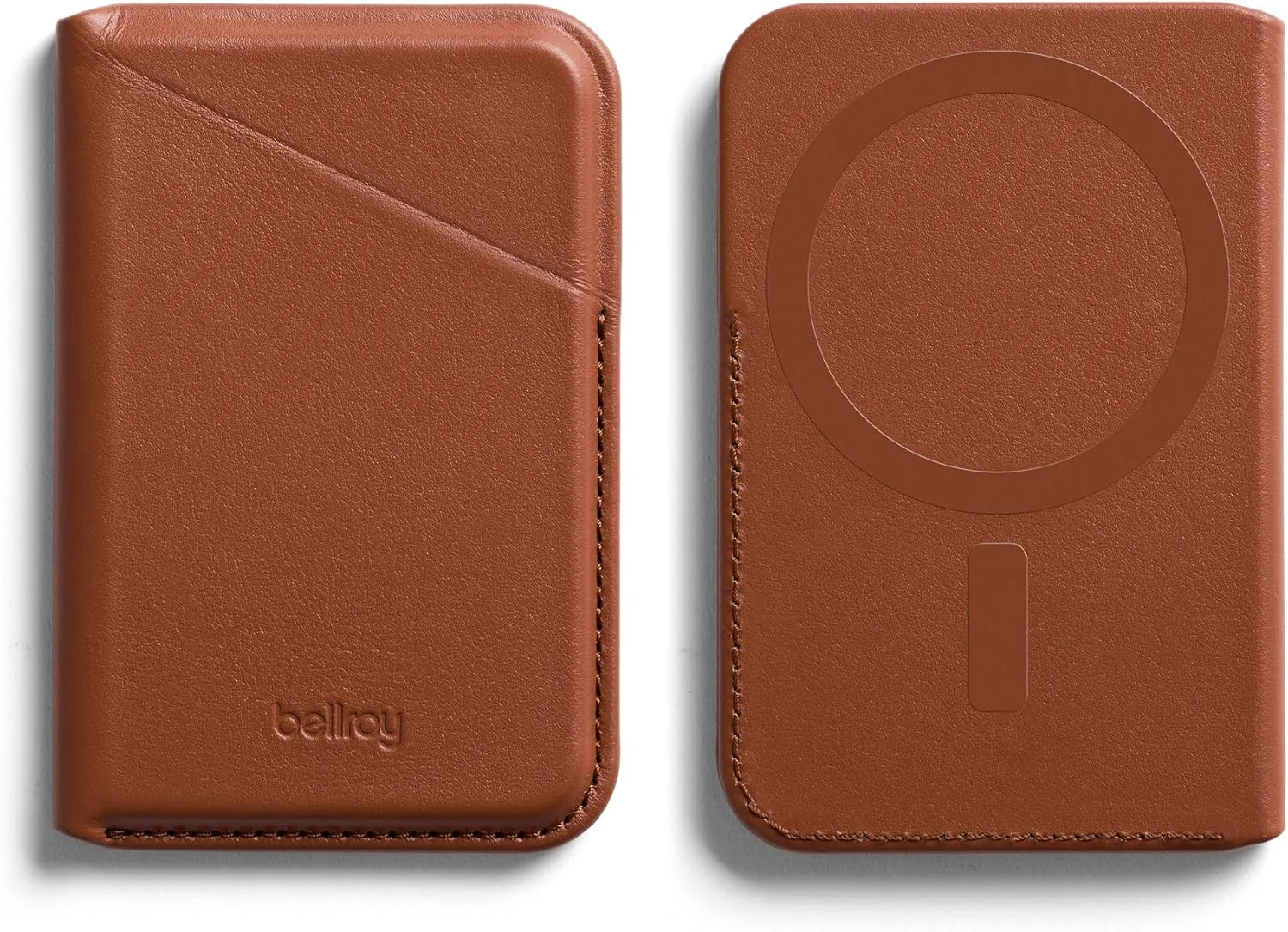 کیف پول مغناطیسی Bellroy – (جاکارتی چرمی مغناطیسی) - رنگ Rust