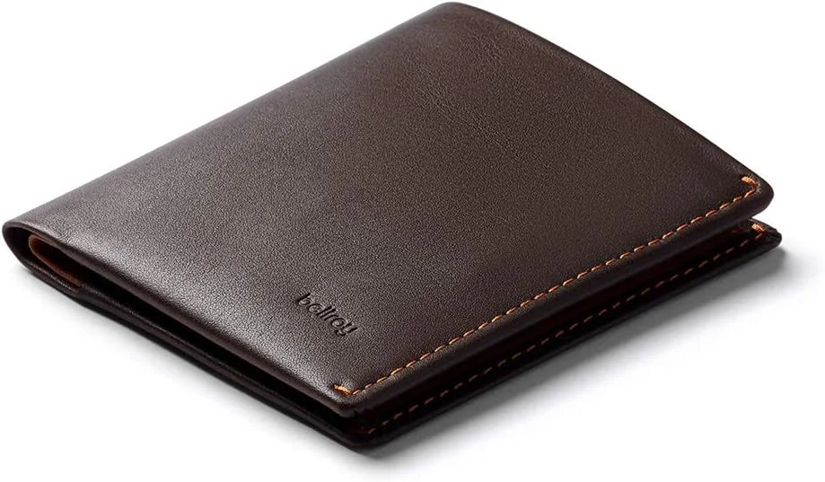 کیف پول چرمی باریک Bellroy Note Sleeve، نسخه های RFID موجود است (حداکثر 11 کارت و پول نقد)