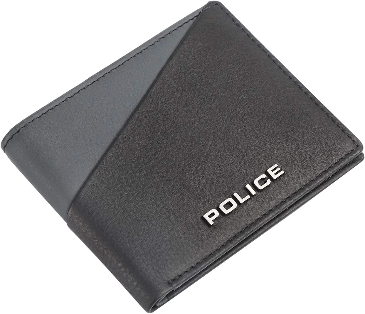 کیف پول چرمی مردانه پلیس باس با RFID (PT2978999_5-56_Navy/Black)