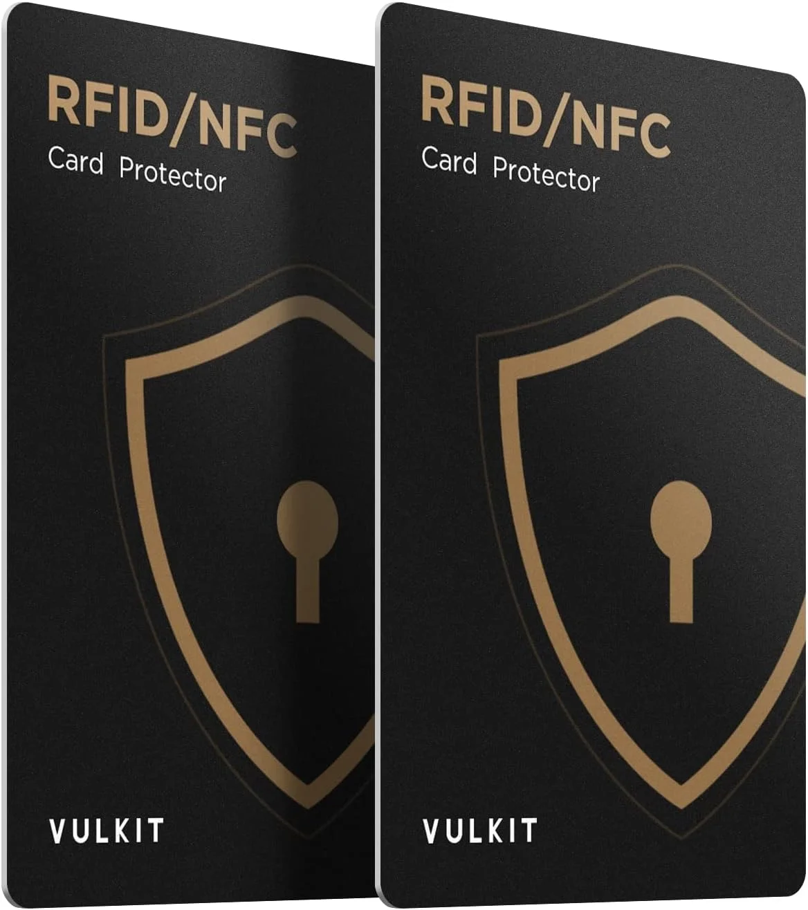 محافظ کارت اعتباری VULKIT با فناوری مسدود کننده RFID، بسته 2 عددی، محافظت از کارت های غیر تماسی NFC برای کیف پول تجاری و مسافرتی