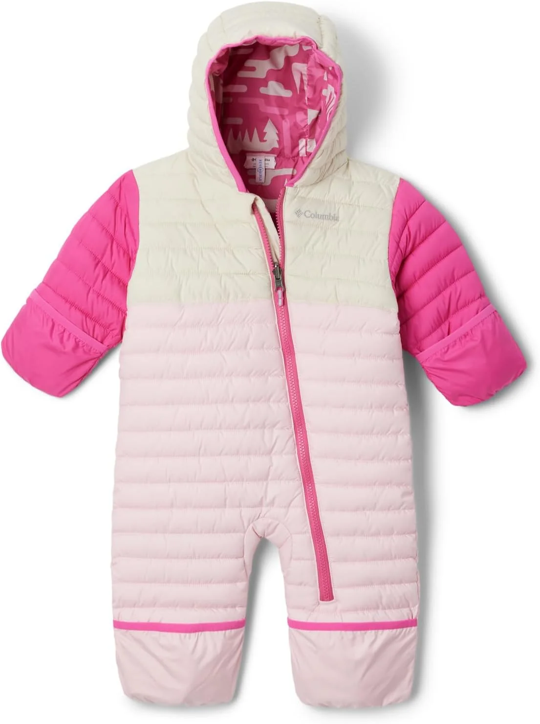 لباس سرهمی گرم نوزادی کلمبیا مدل Powder Lite 2 Reversible Bunting (تک عددی)