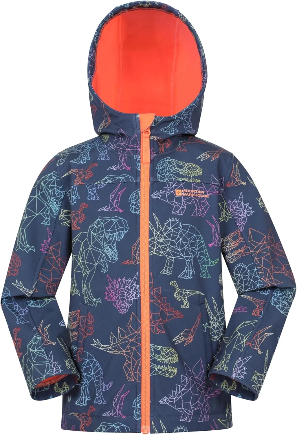 کاپشن ضدآب و بادی سافت شل Exodus Mountain Warehouse بچه گانه - کاپشن بارانی سبک وزن بچه گانه، تنفسی، کاپشن ضدآب، کاپشن بارانی سافت شل بدون آستر بچه گانه