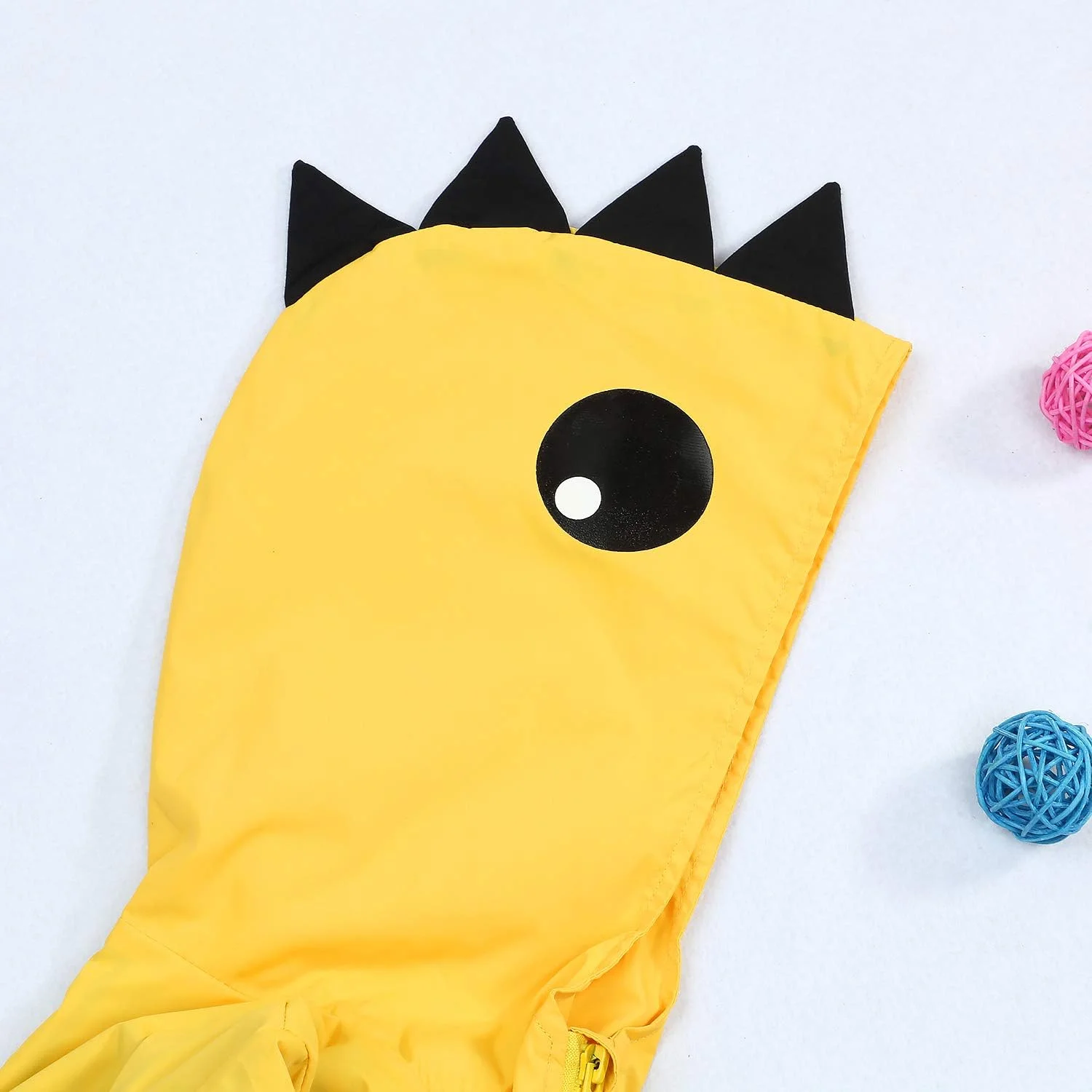 بارانی کودک نوپا YOUNGER TREE طرح اردک، هودی کارتونی زیبا، کت زیپ دار