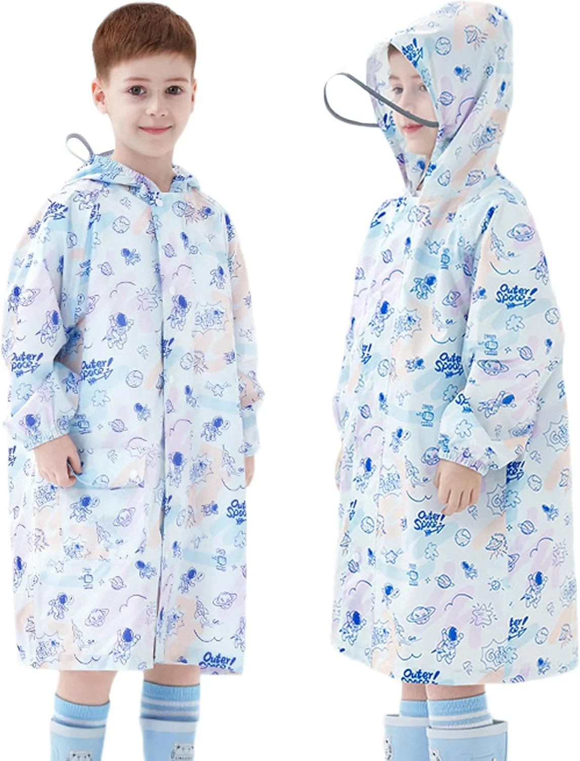 بارانی ضد آب کودکانه TERRIFI، پانچو بارانی قابل حمل EVA، مناسب برای دختران و پسران، کاپشن بارانی کودکانه، بارانی قابل استفاده مجدد برای کودکان، مناسب برای کوهنوردی، دوچرخه سواری، پیاده روی، کمپینگ، سایز L بارانی ضد آب کودکانه TERRIFI، پانچو بارانی قابل حمل EVA، مناسب برای دختران و پسران، کاپشن بارانی کودکانه، بارانی قابل استفاده مجدد برای کودکان، مناسب برای کوهنوردی، دوچرخه سواری، پیاده روی، کمپینگ، سایز L