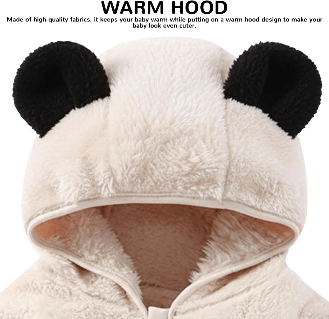 کت پشمی زمستانی پسرانه Mokitoni، ژاکت دخترانه، لباس بیرونی پاندا کلاه دار نوزادی