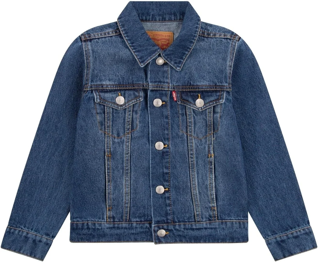 جلیقه جین پسرانه لیویز بچه گانه مدل Lvb Trucker Jacket