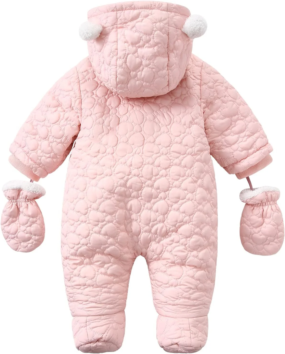 لباس سرهمی برفی نوزاد لباس زمستانی کودک پسرانه لباس برفی نوزادی 0-3-6-18-24 ماه