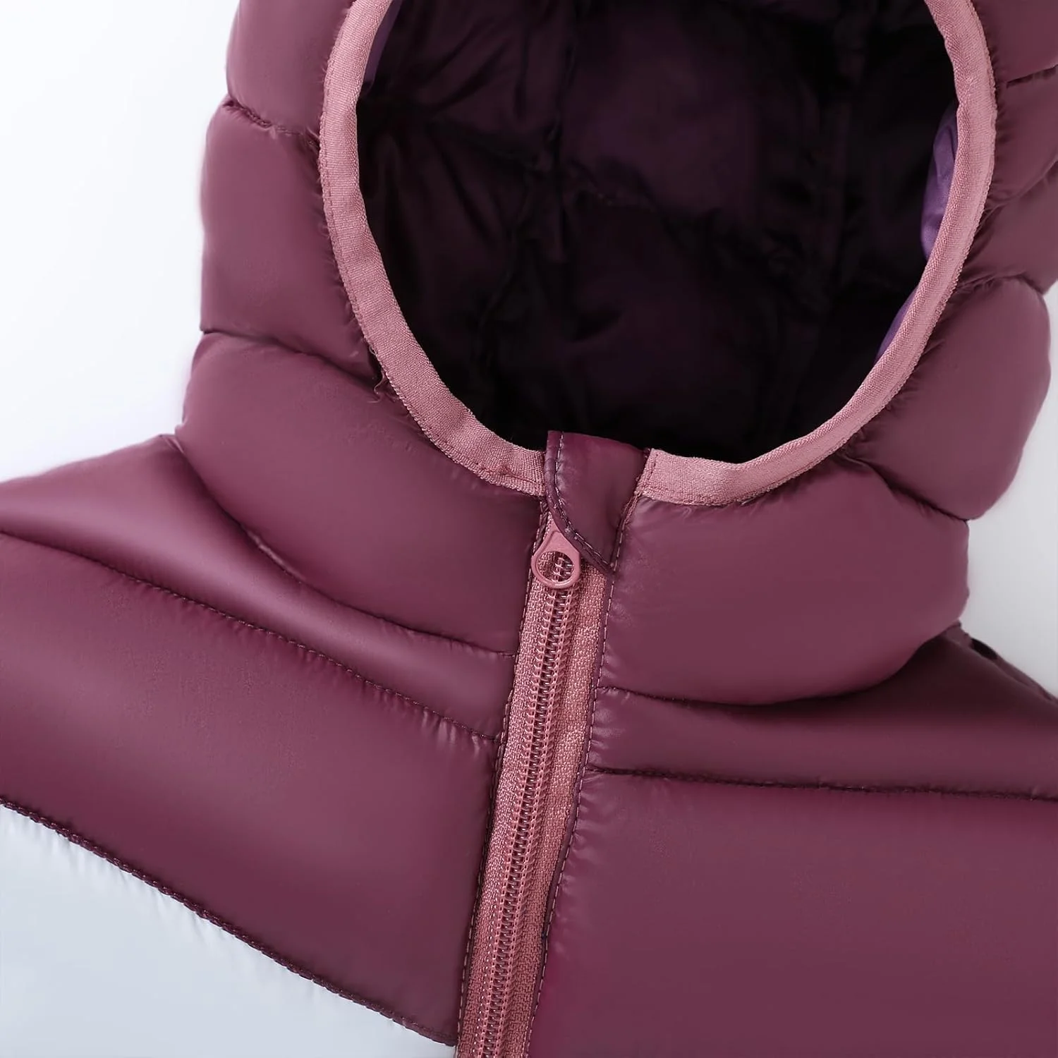 HILEELANG کاپشن پفی کلاه دار زمستانی بچگانه پسرانه دخترانه، کت های رنگی سبک وزن