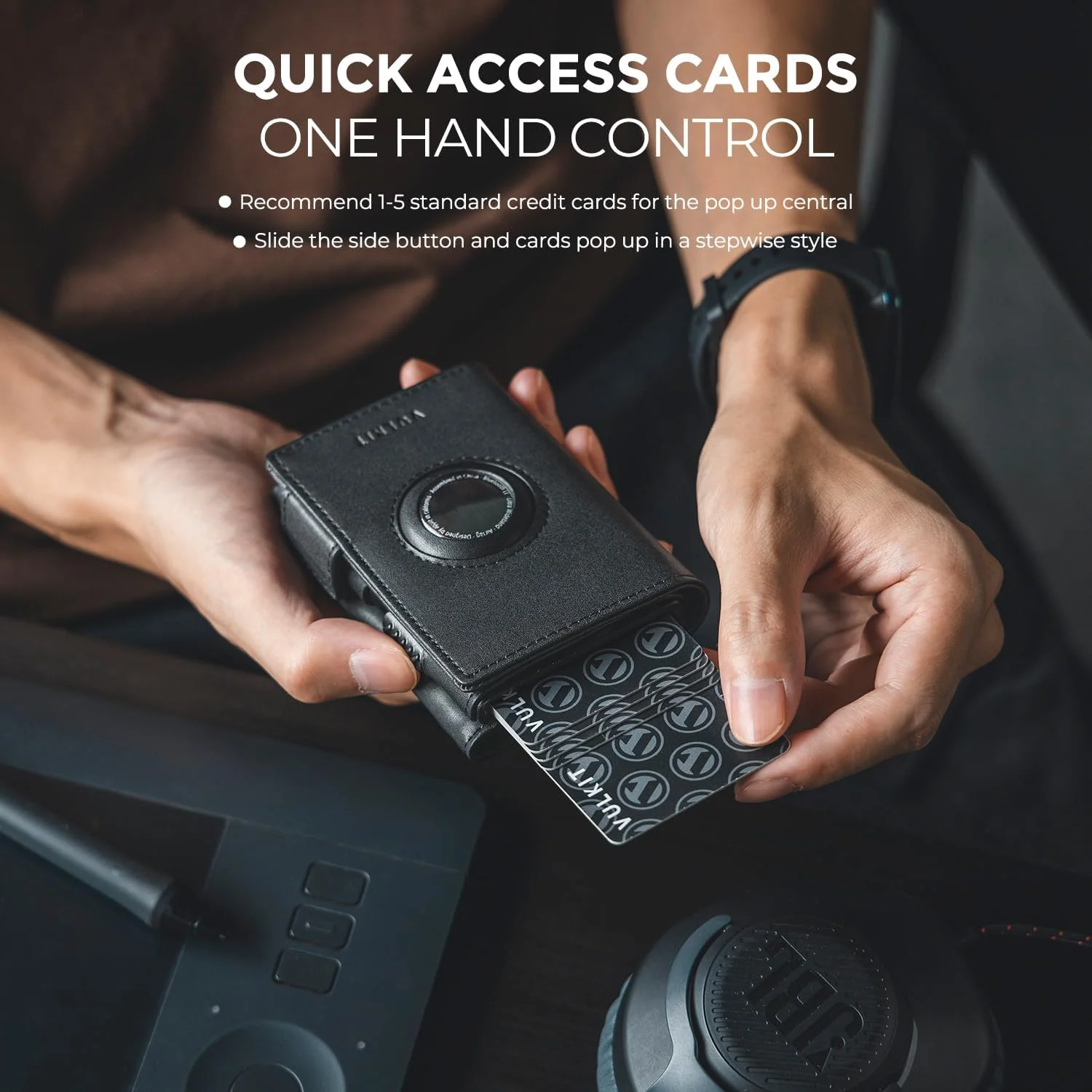 کیف پول مردانه VULKIT برای AirTag، کیف پول پاپ آپ مسدود کننده RFID، کیف پول چرمی دانه دار برای پول نقد و کارت های اعتباری، کیف پول مینیمالیستی مردانه (AirTag شامل نمی شود) کیف پول مردانه VULKIT برای AirTag، کیف پول پاپ آپ مسدود کننده RFID، کیف پول چرمی دانه دار برای پول نقد و کارت های اعتباری، کیف پول مینیمالیستی مردانه (AirTag شامل نمی شود)