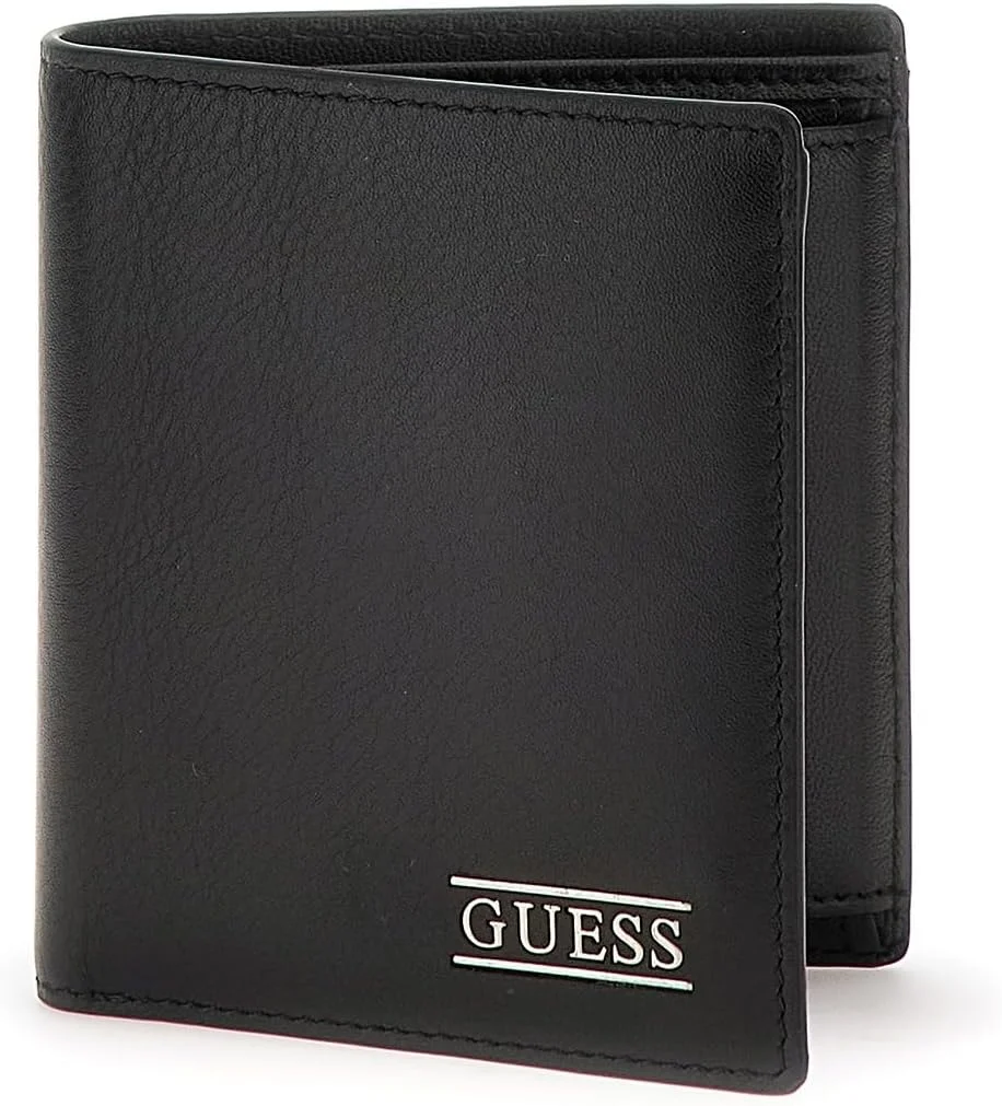 کیف پول مشکی GUESS مدل SMNEBR LEA22.BLA