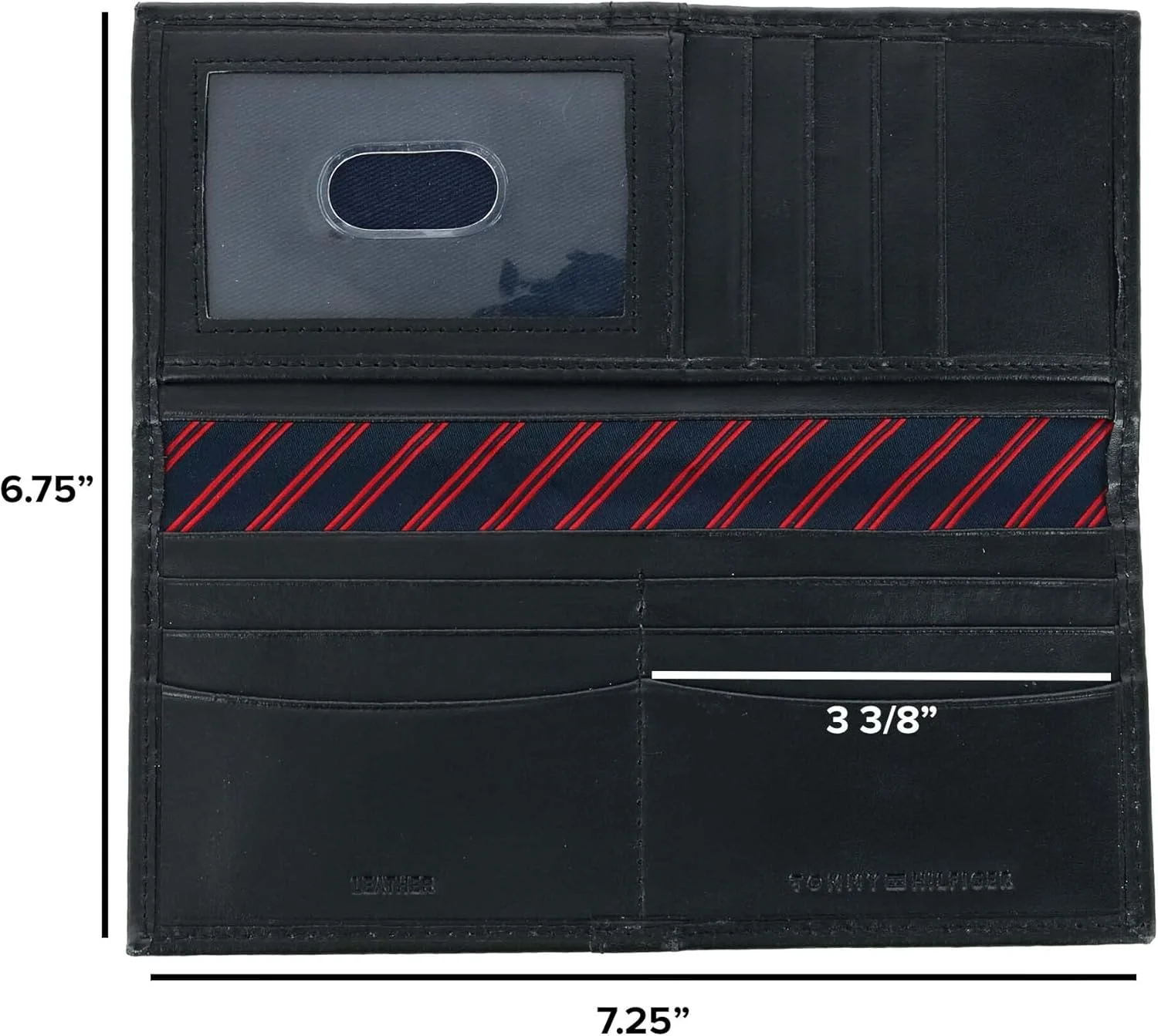 کیف پول چرمی مردانه تامی هیلفیگر مدل Ranger RFID Checkbook Secretary کد 31TL190007-001، سایز One Size