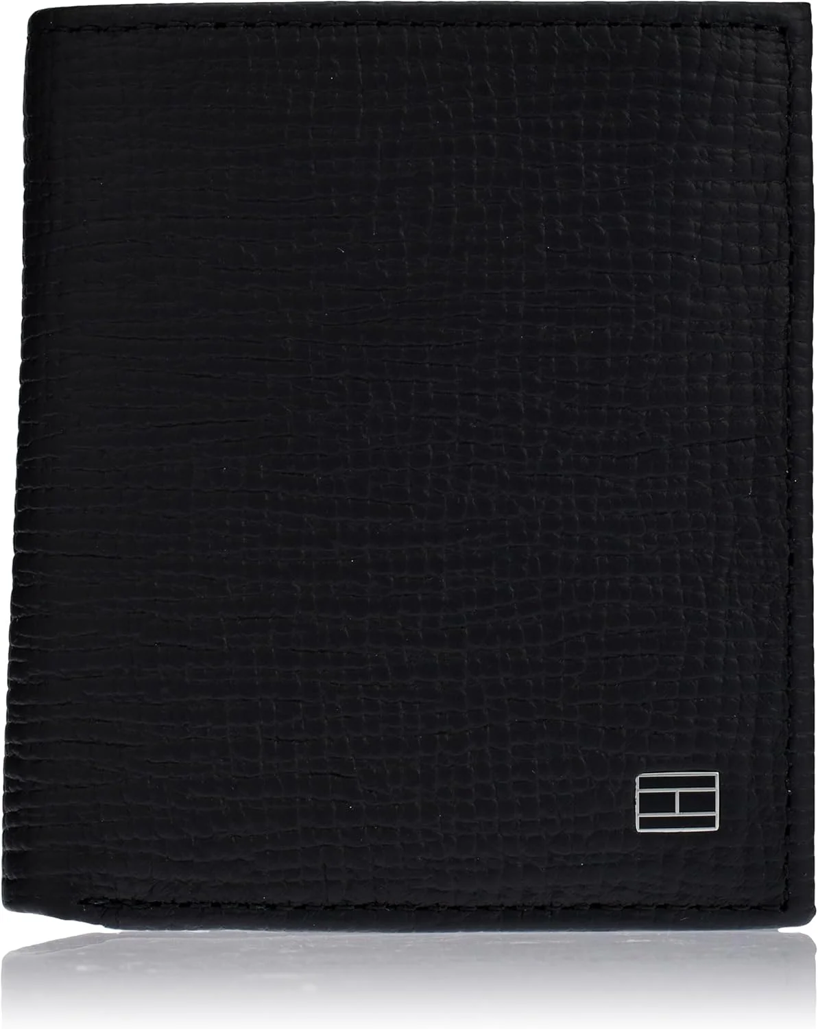 کیف پول سه لت مردانه تامی هیلفیگر مدل Th Flag مشکی سایز One Size