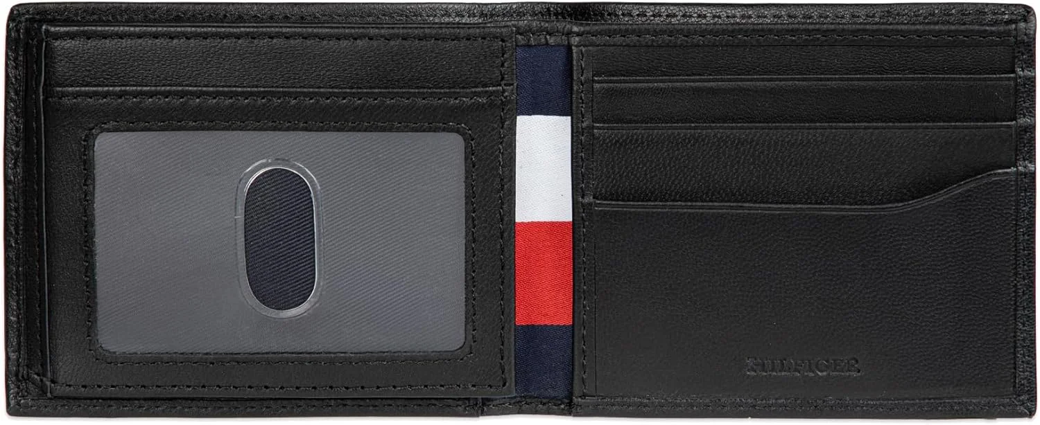 کیف پول مردانه تامی هیلفیگر مدل Stripe Emboss Traveler، مشکی، سایز One Size، راه راه برجسته مشکی، سایز One Size، کیف پول دو لت کلاسیک دو رنگ - دارای چندین جای کارت، جای شناسایی، جمع و جور کیف پول مردانه تامی هیلفیگر مدل Stripe Emboss Traveler، مشکی، سایز One Size، راه راه برجسته مشکی، سایز One Size، کیف پول دو لت کلاسیک دو رنگ - دارای چندین جای کارت، جای شناسایی، جمع و جور