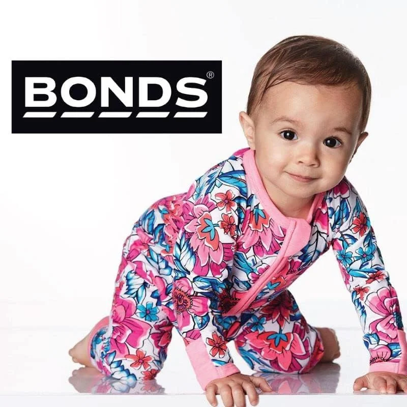 لباس خواب سرهمی زیپ دار نوزاد پسرانه دخترانه BONDS، لباس زیر، واندر سوت، لباس خواب، رامپر، جامپسوت