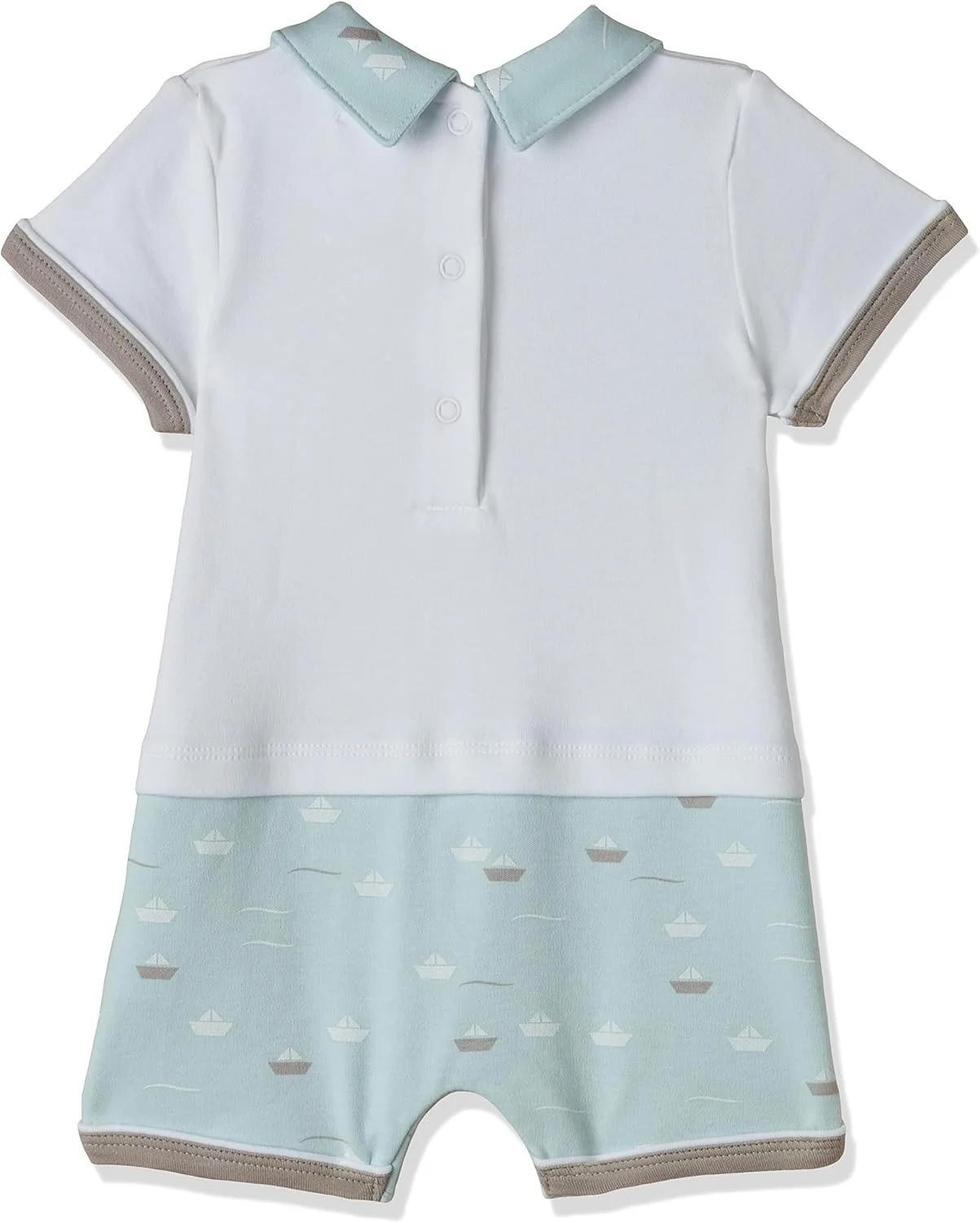 رامپر نخی 100% ماه با یقه رامپر نخی 100% ماه با یقه