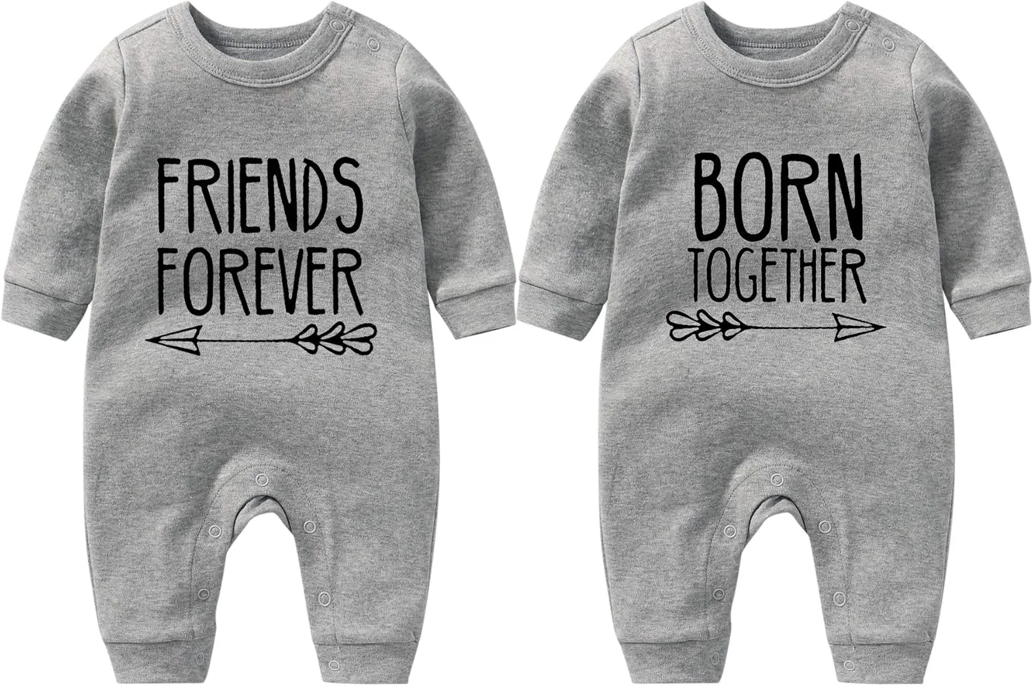 لباس سرهمی نوزاد دوقلو culbutomind، بادی پسرانه دخترانه بهترین دوستان برای همیشه، هدیه های سرگرم کننده نوزاد، لباس خنده دار نوزاد لباس سرهمی نوزاد دوقلو culbutomind، بادی پسرانه دخترانه بهترین دوستان برای همیشه، هدیه های سرگرم کننده نوزاد، لباس خنده دار نوزاد