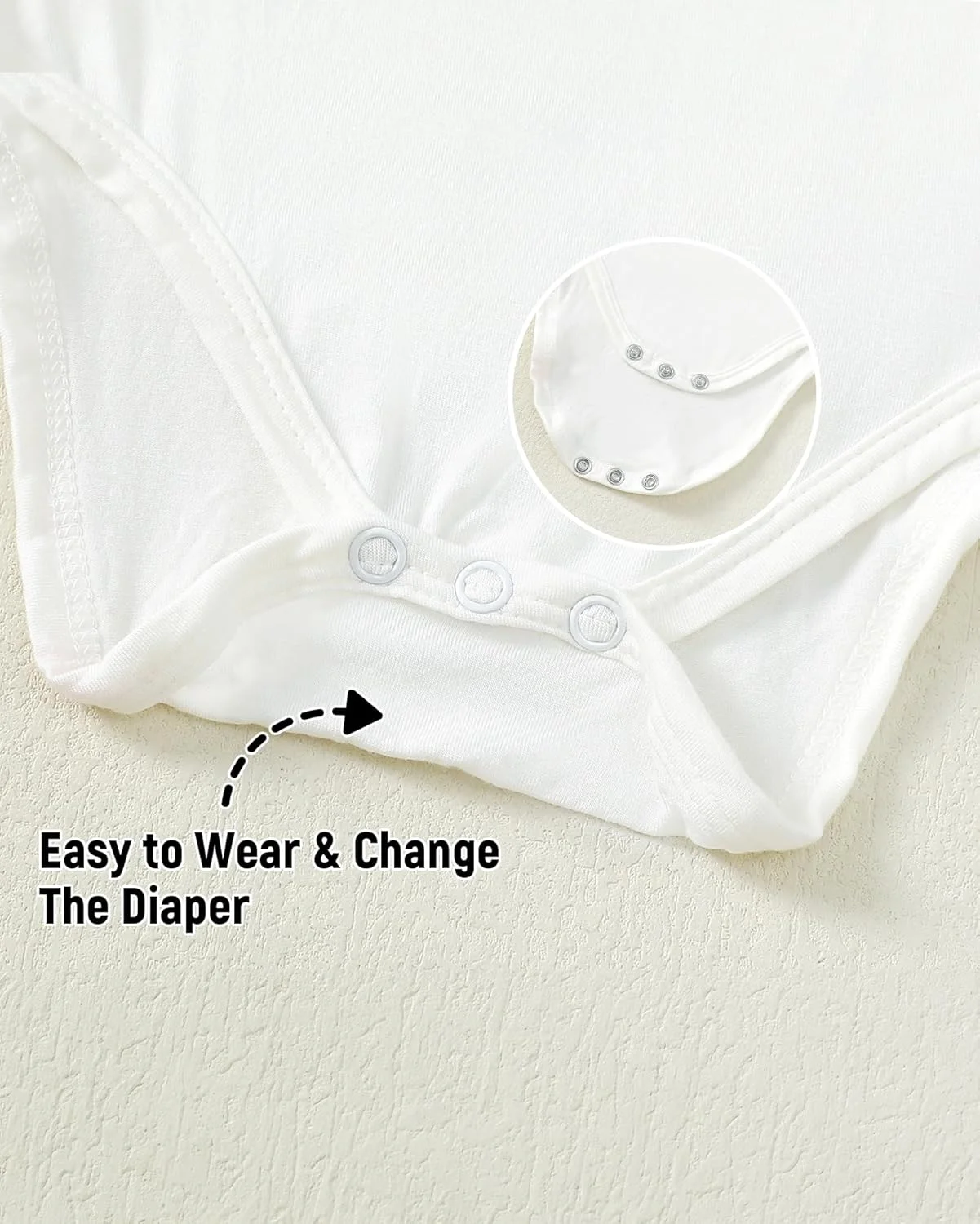 لباس رامپر نوزادی بامبو DEFAHN، بسته 2 عددی، لباس سرهمی نوزاد، آستین کوتاه، طرح ساده، 0-24 ماه لباس رامپر نوزادی بامبو DEFAHN، بسته 2 عددی، لباس سرهمی نوزاد، آستین کوتاه، طرح ساده، 0-24 ماه