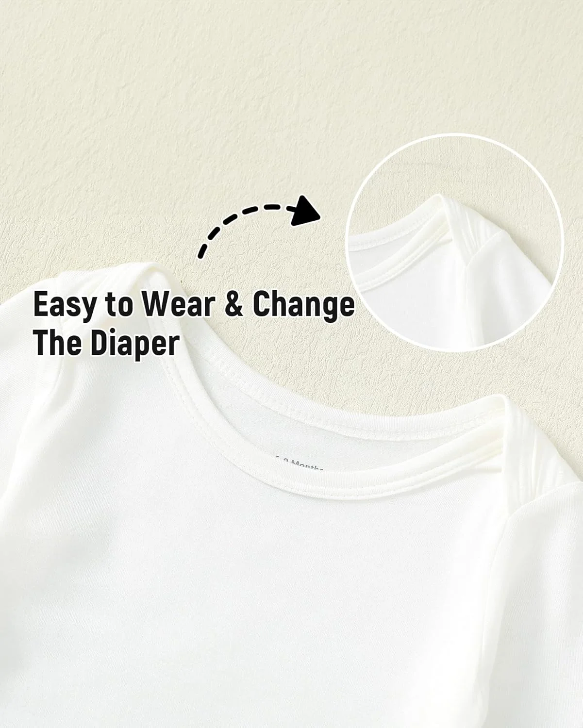 لباس رامپر نوزادی بامبو DEFAHN، بسته 2 عددی، لباس سرهمی نوزاد، آستین کوتاه، طرح ساده، 0-24 ماه لباس رامپر نوزادی بامبو DEFAHN، بسته 2 عددی، لباس سرهمی نوزاد، آستین کوتاه، طرح ساده، 0-24 ماه