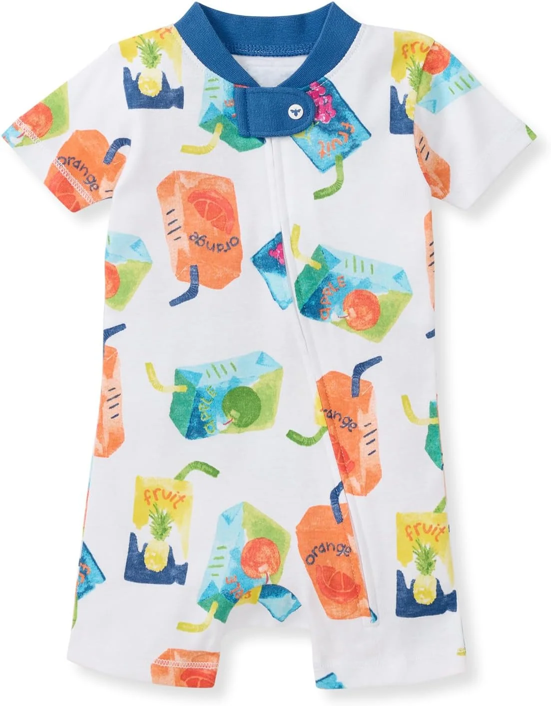 لباس خواب آستین کوتاه نوزاد برند Burt's Bees، لباس یکسره رامپر، مناسب نوزادان 3 تا 24 ماه (بسته 1 عددی)