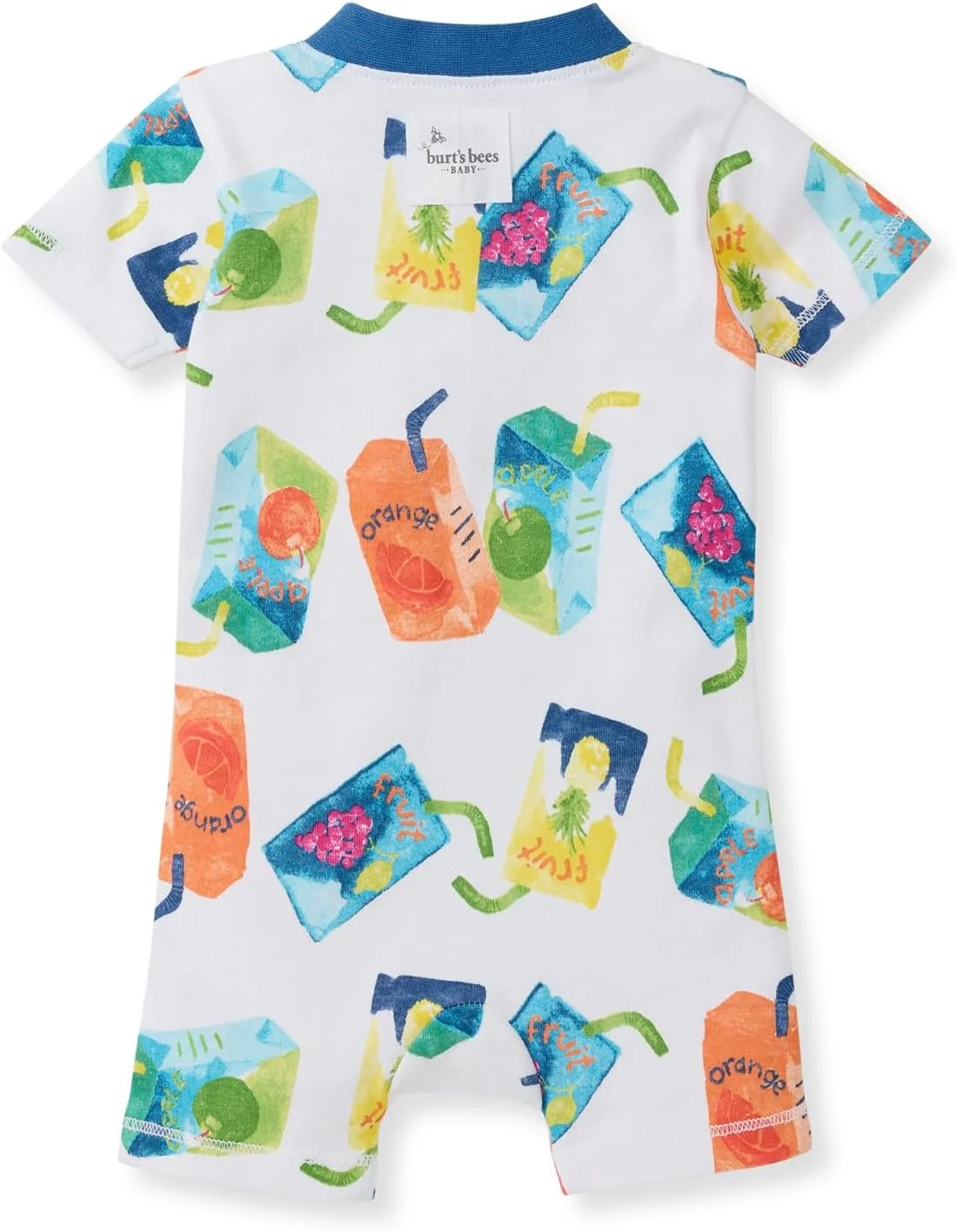 لباس خواب آستین کوتاه نوزاد برند Burt's Bees، لباس یکسره رامپر، مناسب نوزادان 3 تا 24 ماه (بسته 1 عددی)