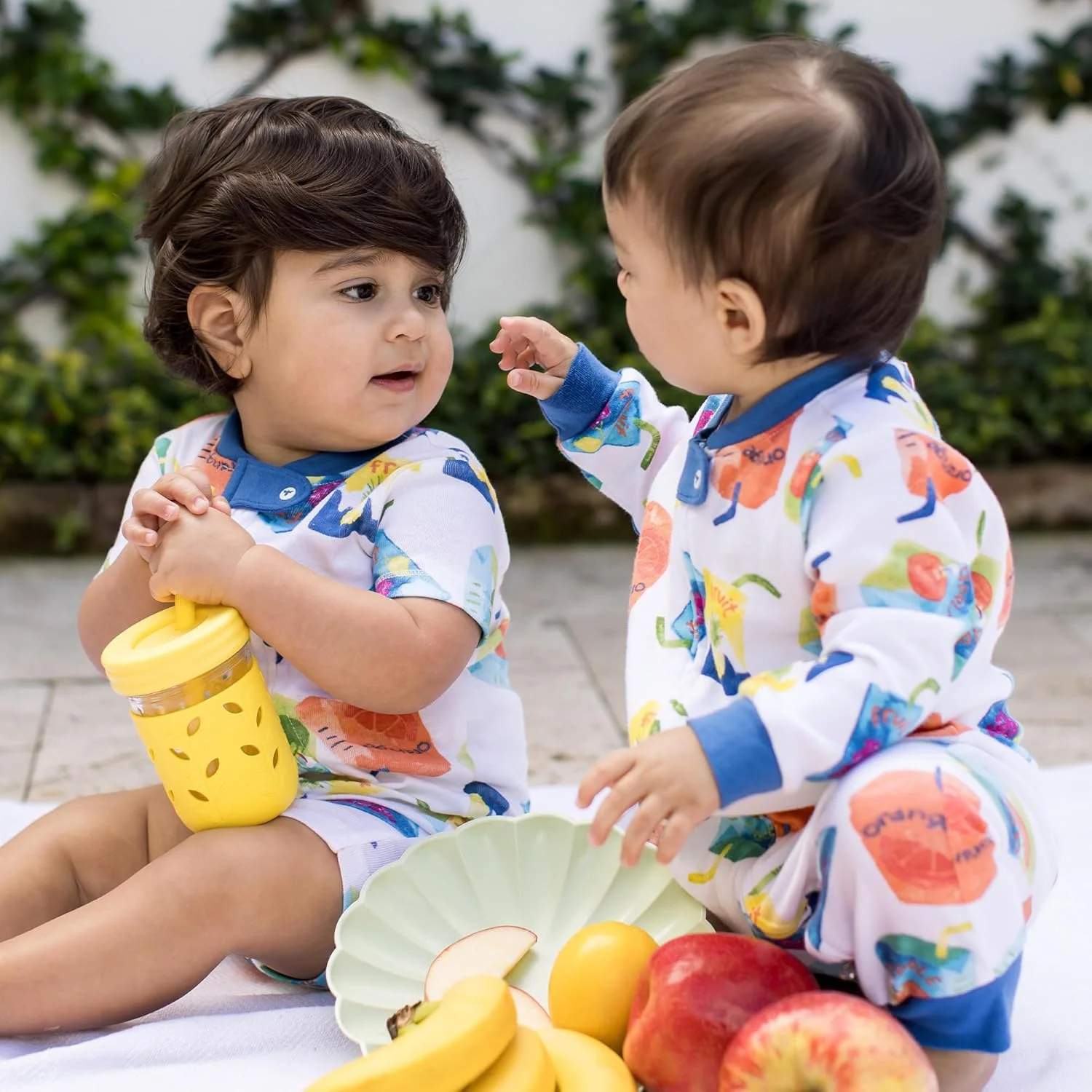 لباس خواب آستین کوتاه نوزاد برند Burt's Bees، لباس یکسره رامپر، مناسب نوزادان 3 تا 24 ماه (بسته 1 عددی)