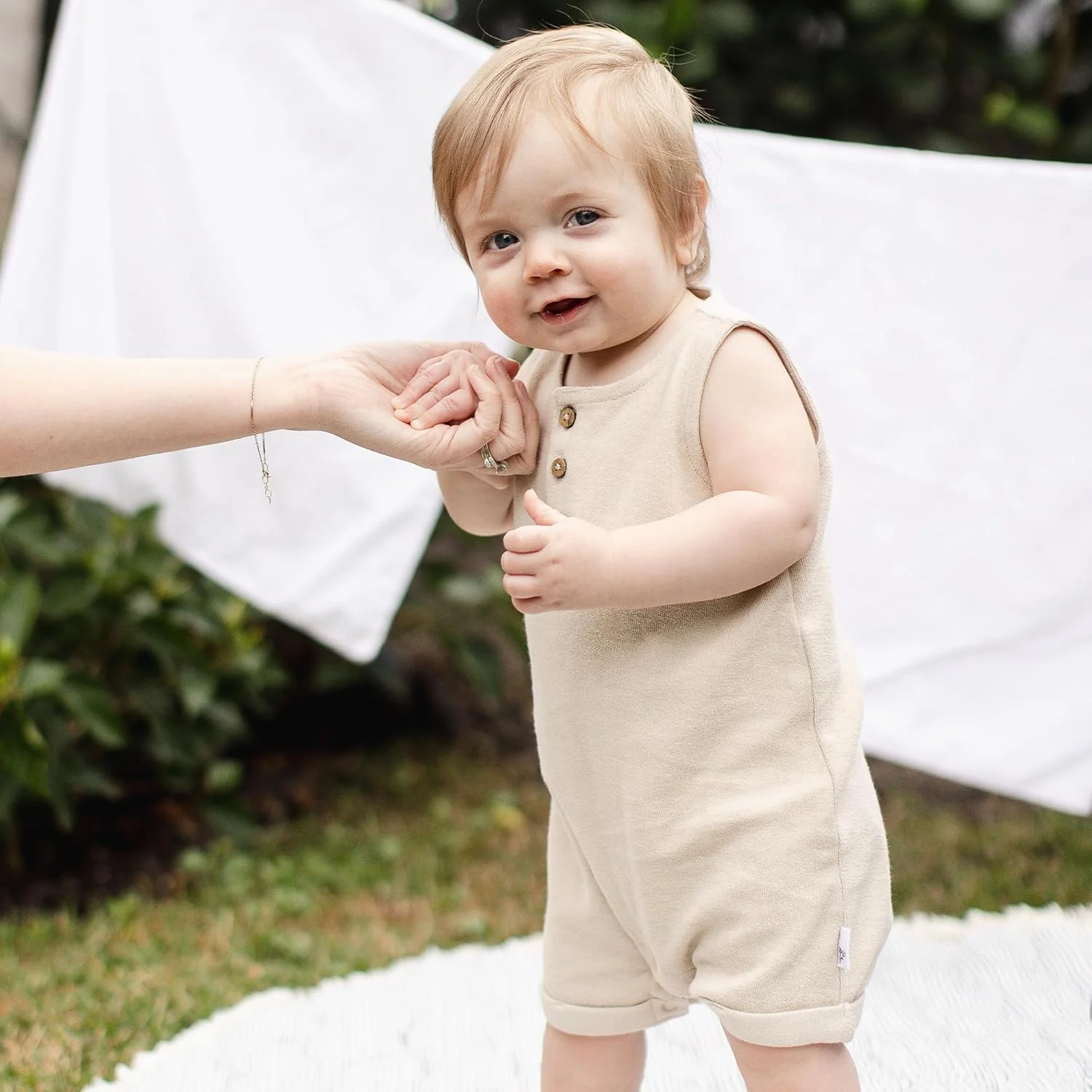 رامپرهای بدون آستین نوزادی پسرانه Burt's Bees Baby، ست سرهمی یک تکه و لباس زیر نخی 100% ارگانیک، ست لباس زیر نوزاد و کودک نوپا رامپرهای بدون آستین نوزادی پسرانه Burt's Bees Baby، ست سرهمی یک تکه و لباس زیر نخی 100% ارگانیک، ست لباس زیر نوزاد و کودک نوپا