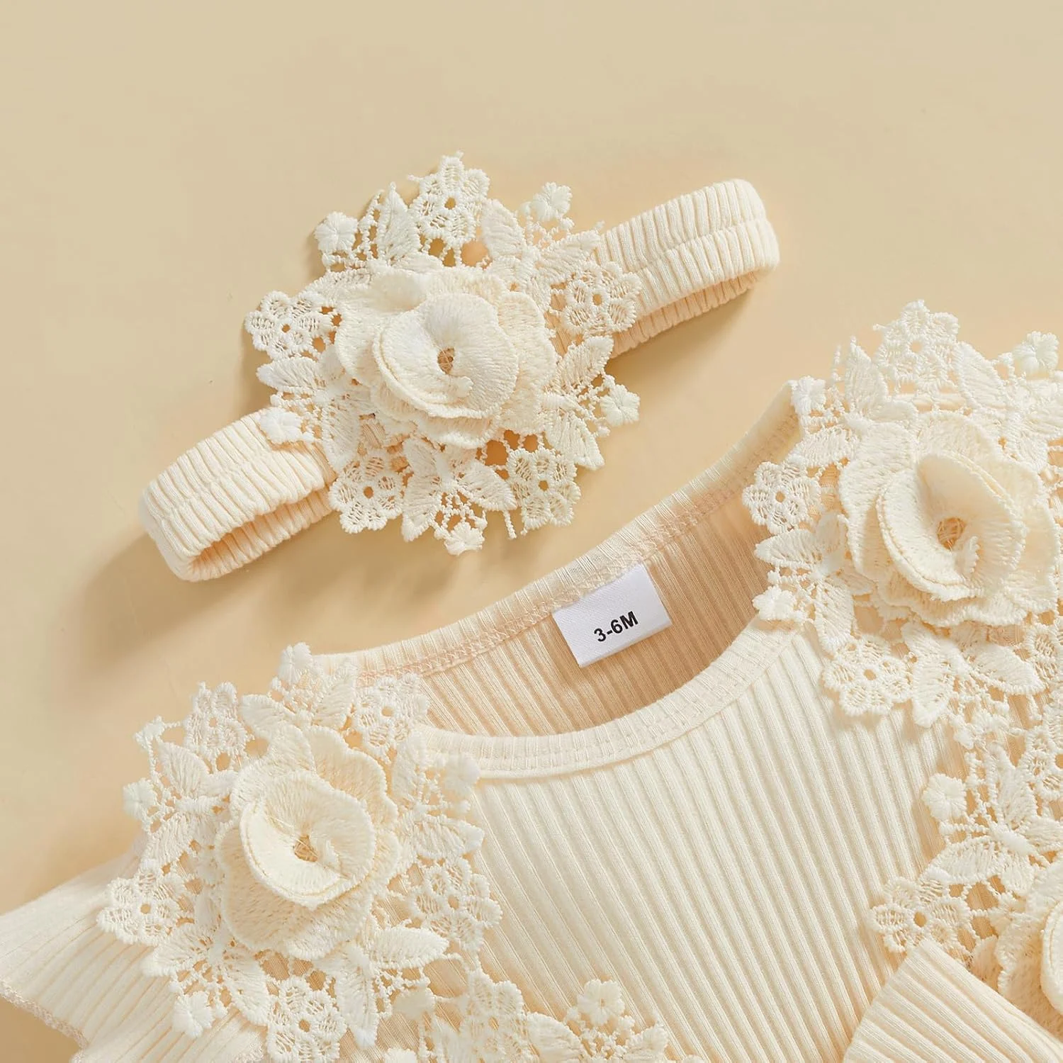 لباس سرهمی نوزاد دخترانه، لباس سرهمی توری گلدار، لباس جشنواره پاییز و زمستان نوزاد به همراه هدبند لباس سرهمی نوزاد دخترانه، لباس سرهمی توری گلدار، لباس جشنواره پاییز و زمستان نوزاد به همراه هدبند