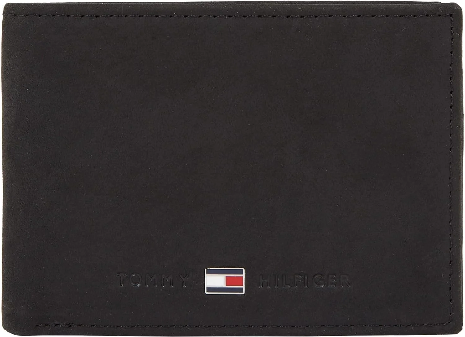 کیف پول مردانه تامی هیلفیگر مدل Johnson Mini Cc Flap Coin Pocket Am0am00662، مشکی (مشکی)، سایز واحد