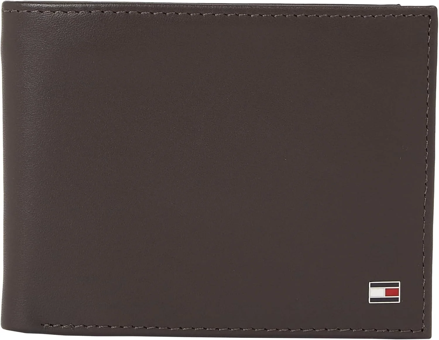 کیف پول تامی هیلفیگر مدل Eton Cc Flap And Coi مردانه قهوه ای سایز One Size