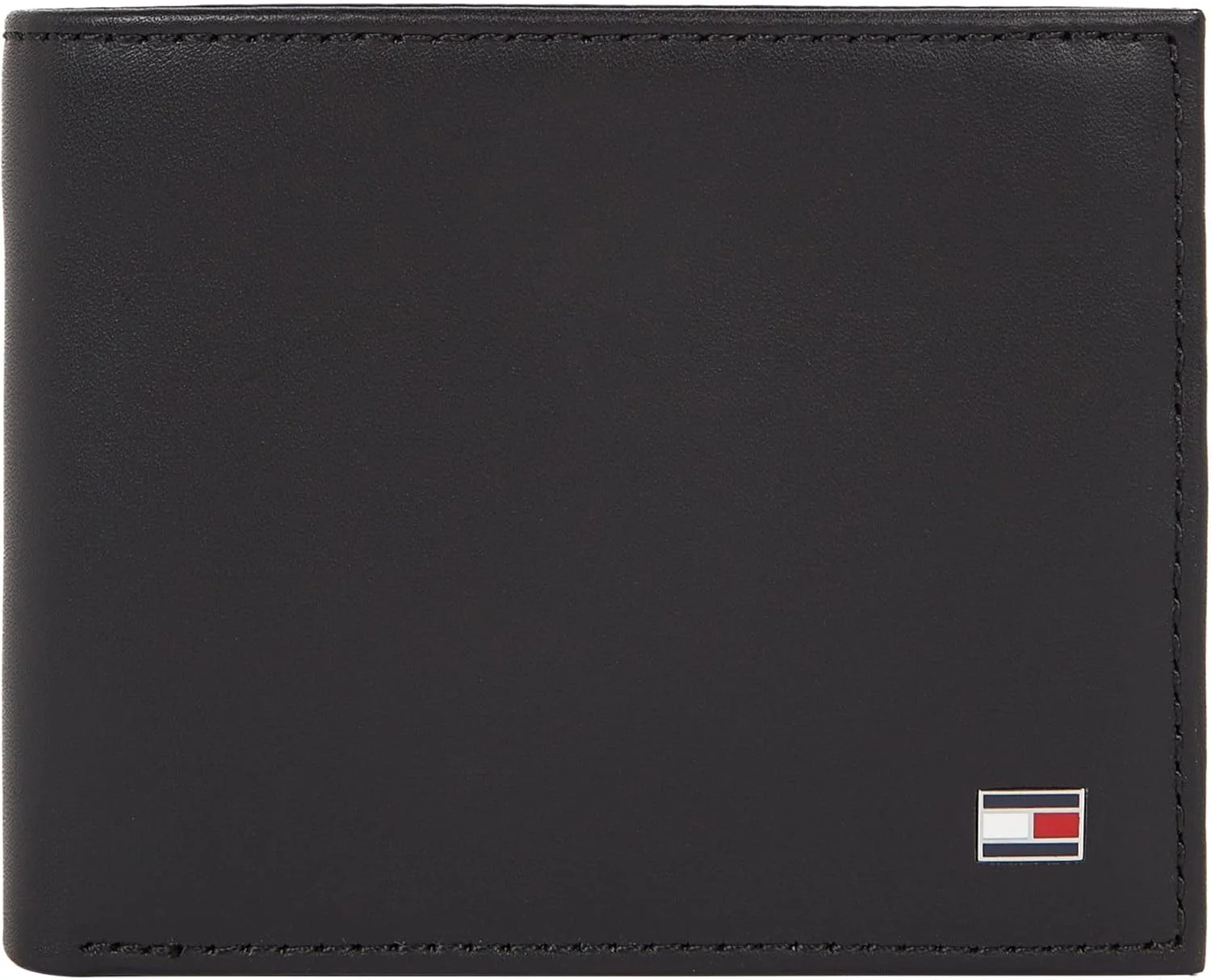کیف پول مردانه تامی هیلفیگر مدل Eton Mini Cc Am0am00655، مشکی (مشکی)، OS
