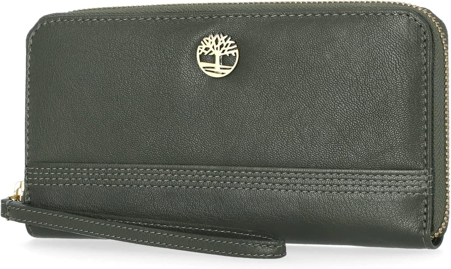 کیف پول کلاچ زیپ دار چرمی زنانه Timberland با بند مچی و محافظ RFID