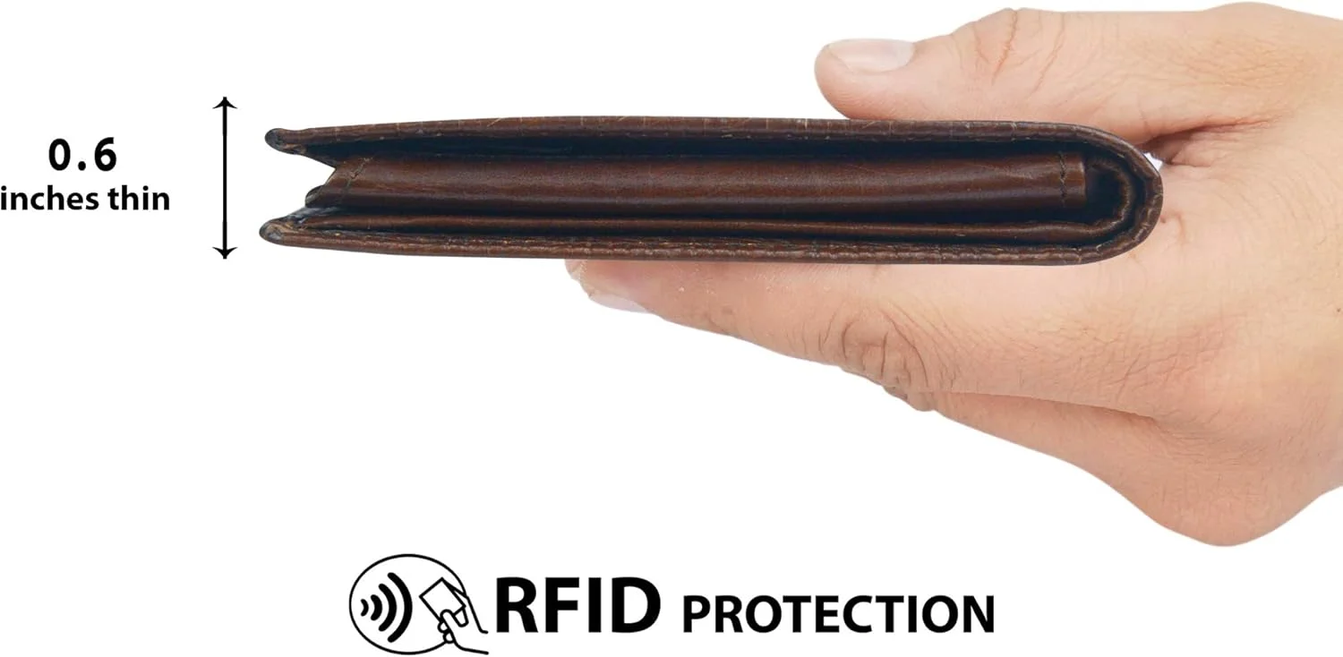 کیف پول مردانه تامی هیلفیگر مدل RFID Blocking Leather Extra Capacity Traveler
